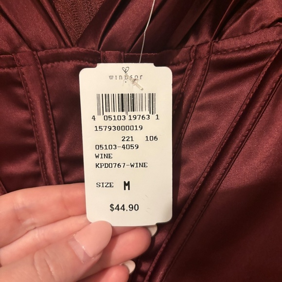 NEW Windsor red wine dress with tags - Picture 4 of 4